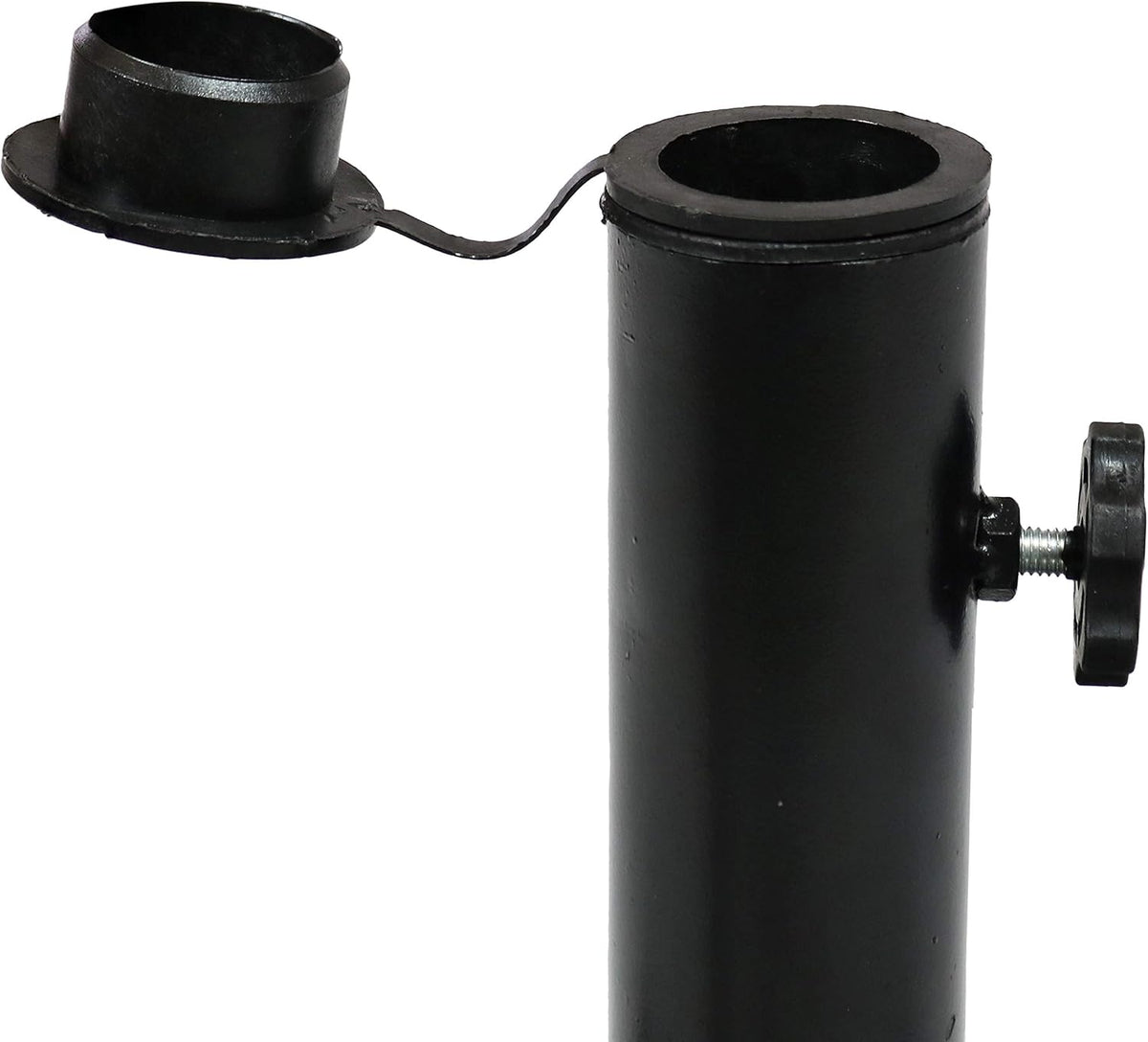 22-Inch Square Cast Iron Umbrella Base Black C663907