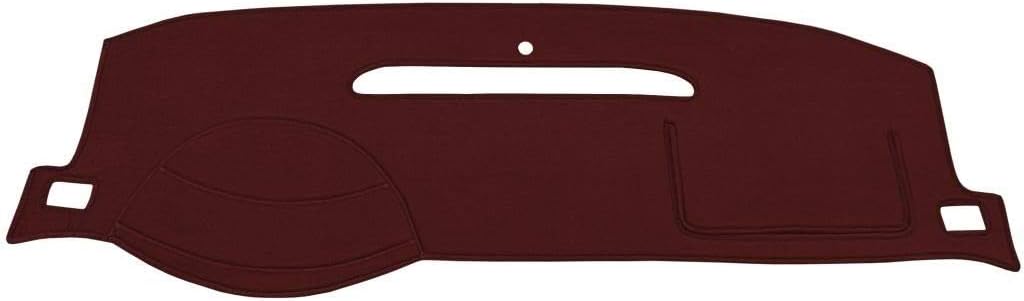 Black Custom Velour Dash Cover Mat Pad Pack of 2 A8571