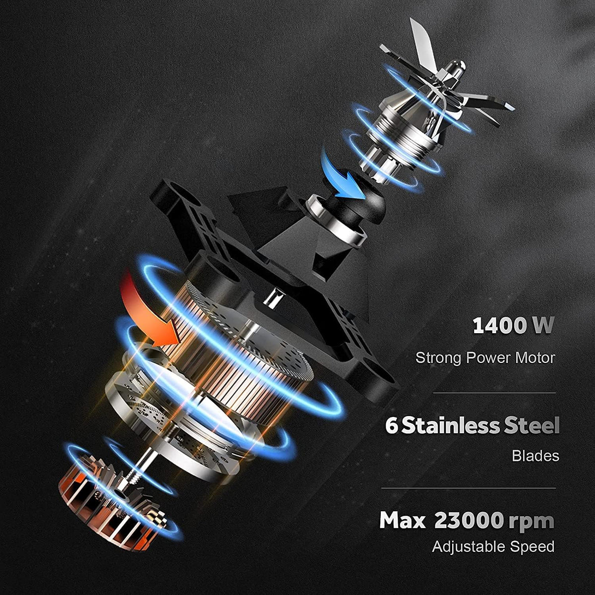 2L Countertop Blender with Ice Crusher, Pack of 2 M9114