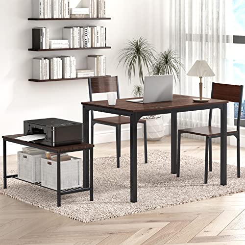 4-Piece Kitchen Table and 2 Chairs with Bench M849