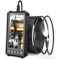 Dual Lens Endoscope Camera 1080P 5.18 IPS Screen 5mm IP67 Waterproof with 7 LED Lights 32GB Card 16.5FT Y136