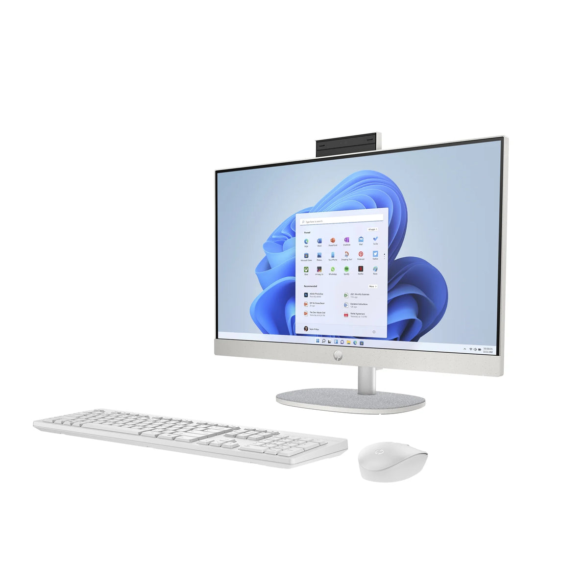 24" Touch FHD IPS All-in-One Desktop, Intel Core i5-1335U, 8GB DDR4, 256GB SSD, Windows 11 Home, Shell white C61382