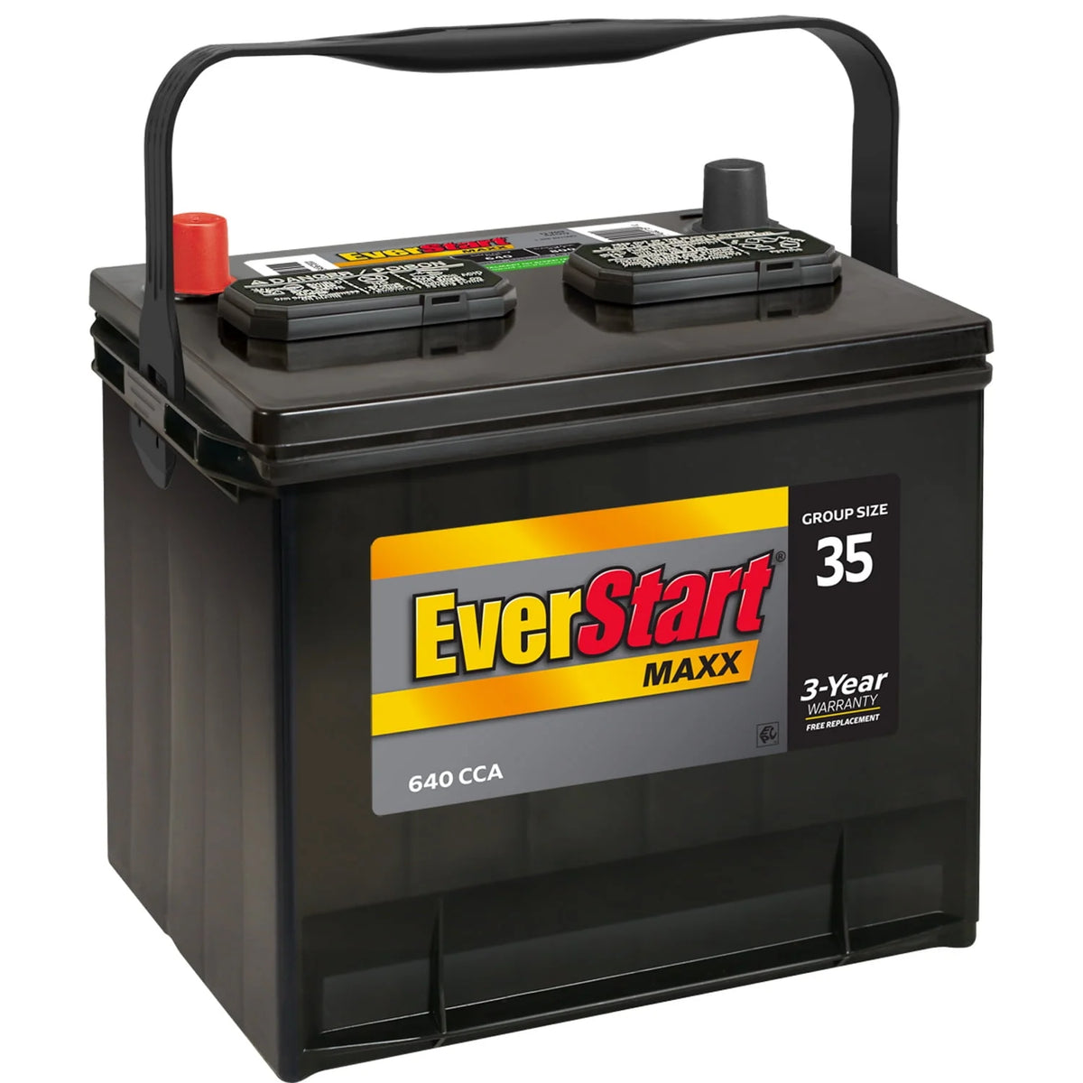 Group Size 35 12 Volt 640 CCA Lead Acid Automotive Battery F225