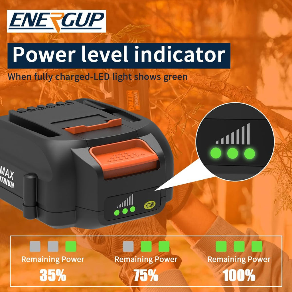 20V 4.0Ah Lithium Battery (2Pack) E762523