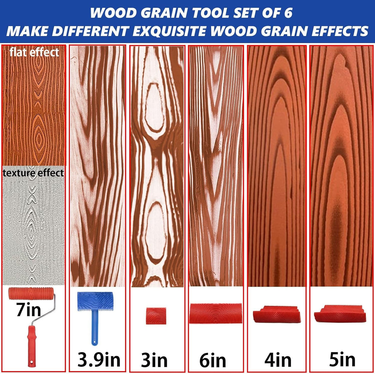 11pcs Wood Grain Tool Set C501