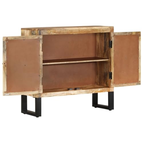 Solid Wood Mango Sideboard 31.5"x11.8"x29.9" R9750