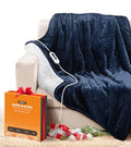 Heated Electric Blanket with Flannel Sherpa U4890