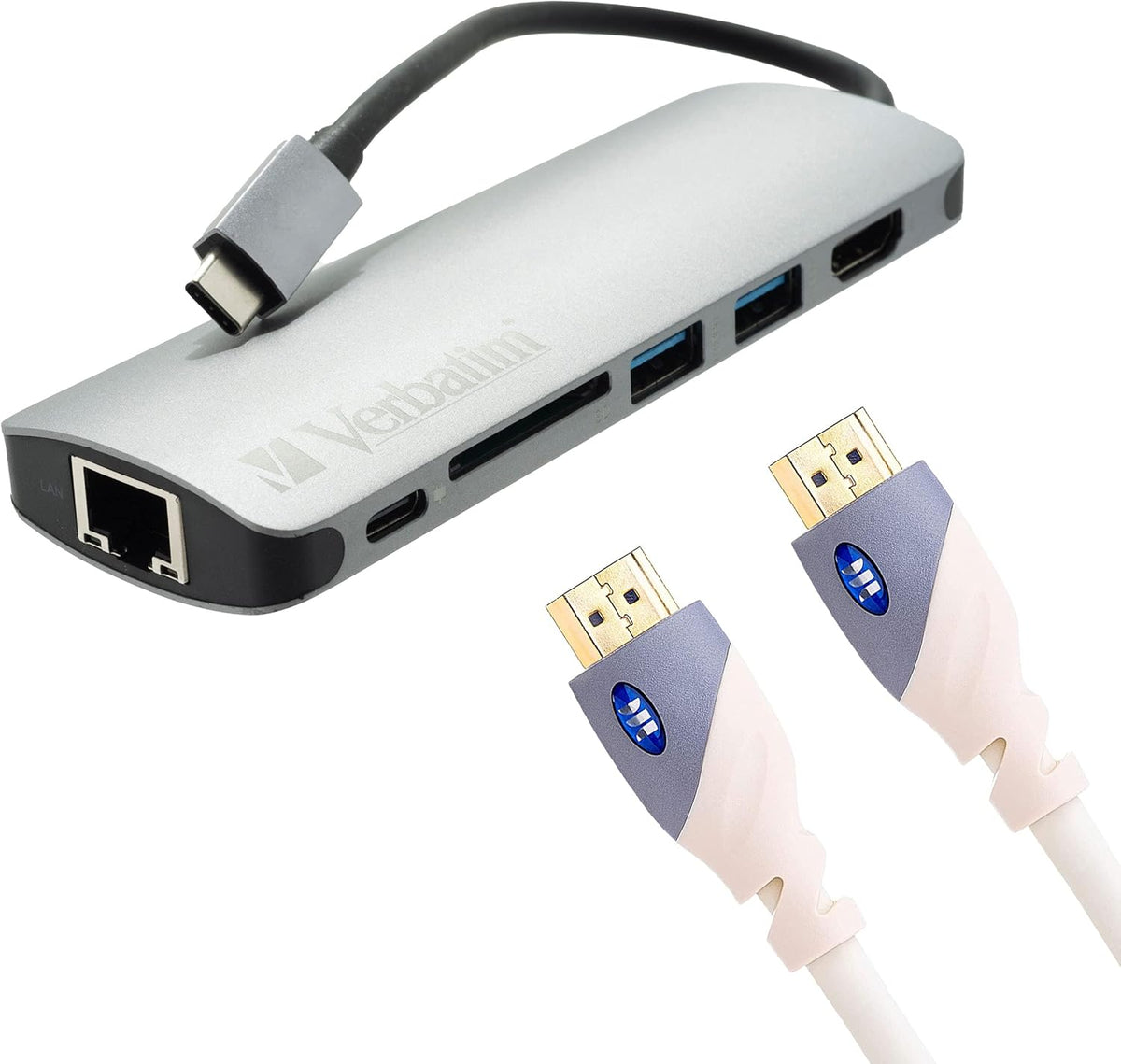 7-in-2 USB C Hub Adapter with 4K HDMI L32525