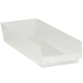 Plastic Shelf Bins Clear 6/Case F4017
