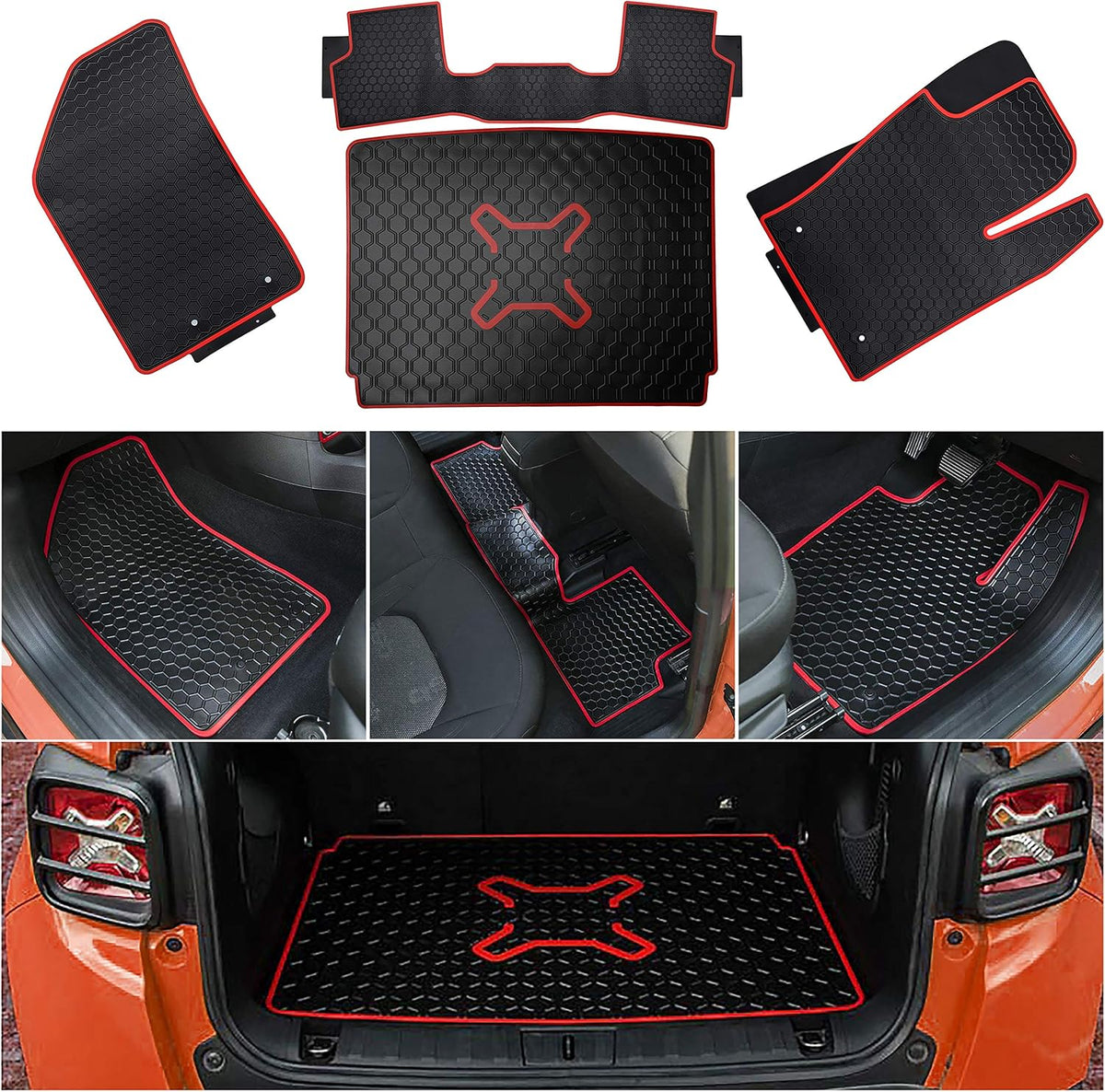 All Weather Rubber Floor Mats & Cargo Liners Set L8999