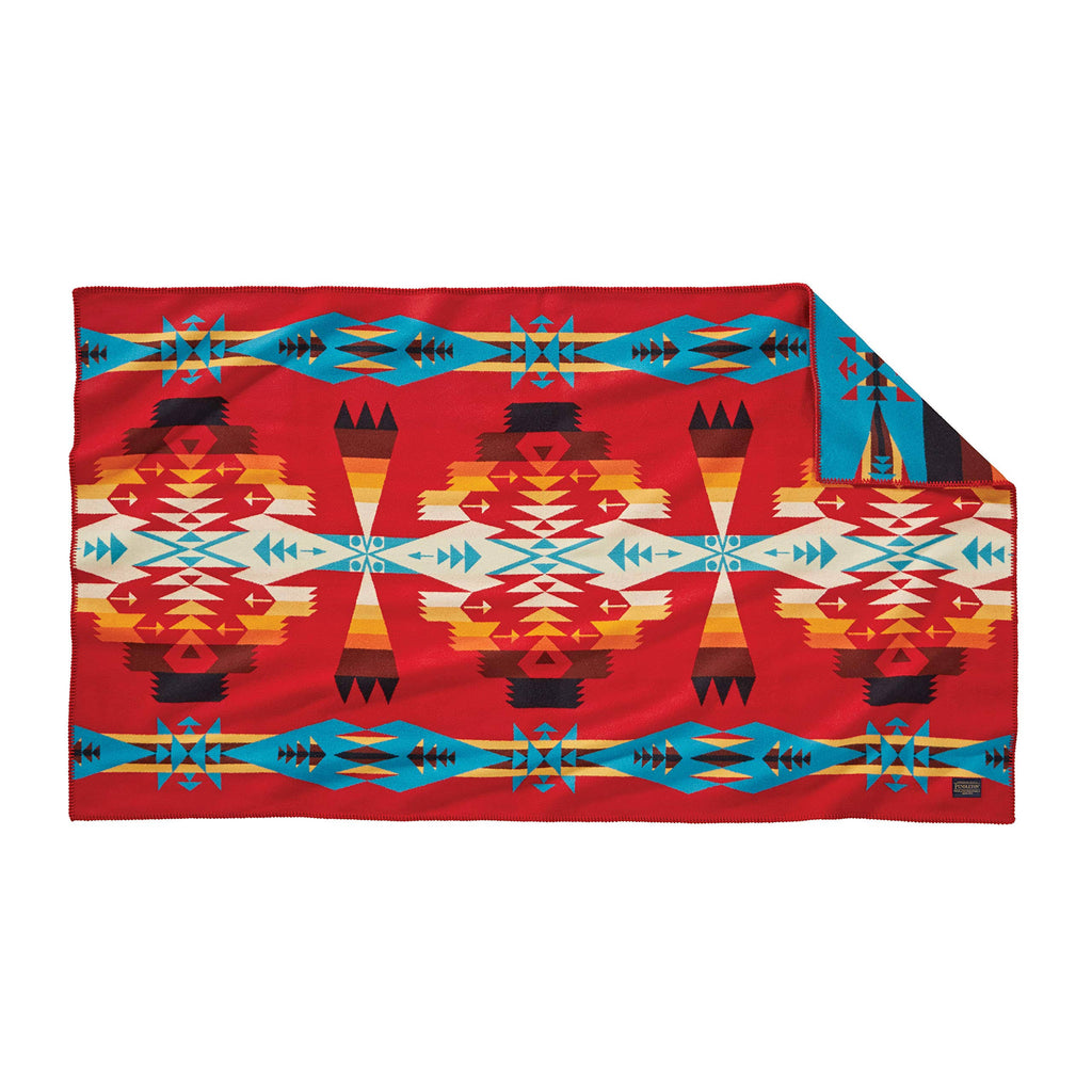 Scarlet Tucson Wool Saddle Blanket T3358