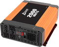 2000W 12V to 110V Power Inverter with 3AC Outlets and USB P8410