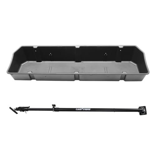Full Size Truck Bed Storage Cargo Organizer with Adjustable Bar J805