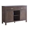 Wooden Buffet with 2 Drawers and 2 Door Cabinets S393