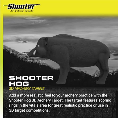 Black 3D Archery Hog Target X857796