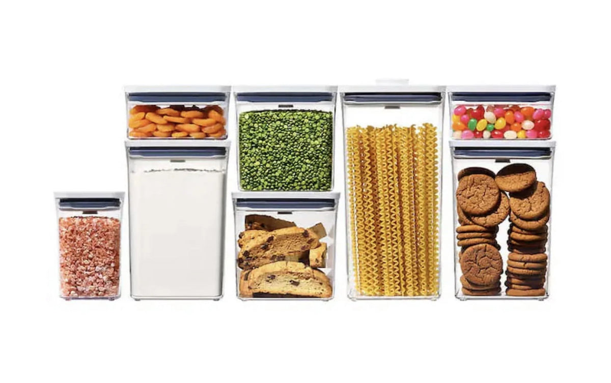 Set of 8 Food Storage Containers D67842