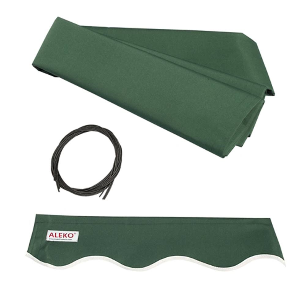 Motorized Retractable Patio Awning 12x10 Green Y294