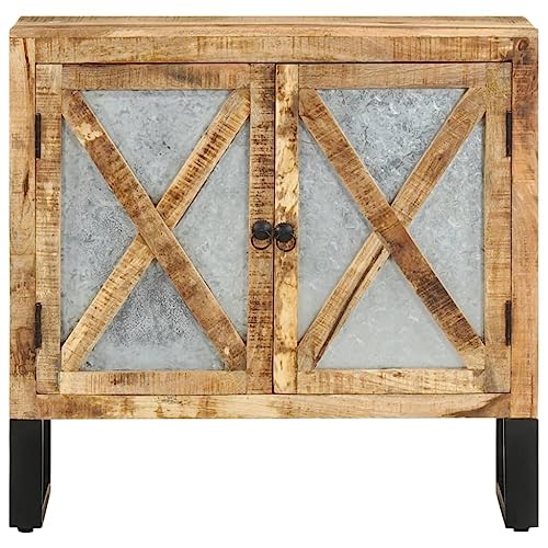 Solid Wood Mango Sideboard 31.5"x11.8"x29.9" R9750