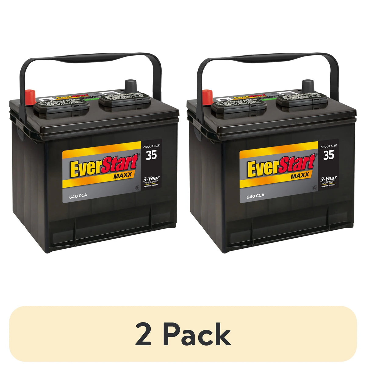 Group Size 35 12 Volt 640 CCA Lead Acid Automotive Battery F225