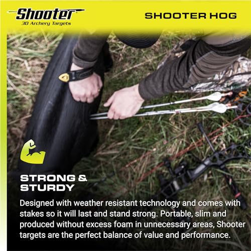 Black 3D Archery Hog Target X857796