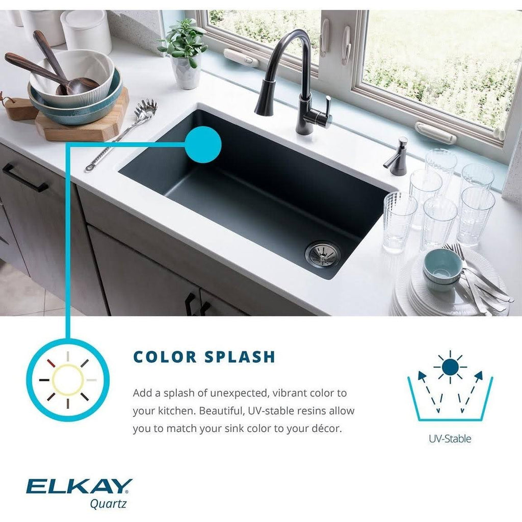 Black Single Bowl Undermount Sink M64670