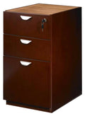 Cherry Finish Pedestal File Cabinet X96680