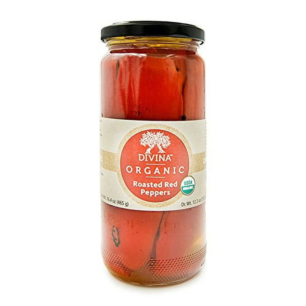 Organic Fire Roasted Sweet Peppers - Case of 6 - 16.2 OZ T4238