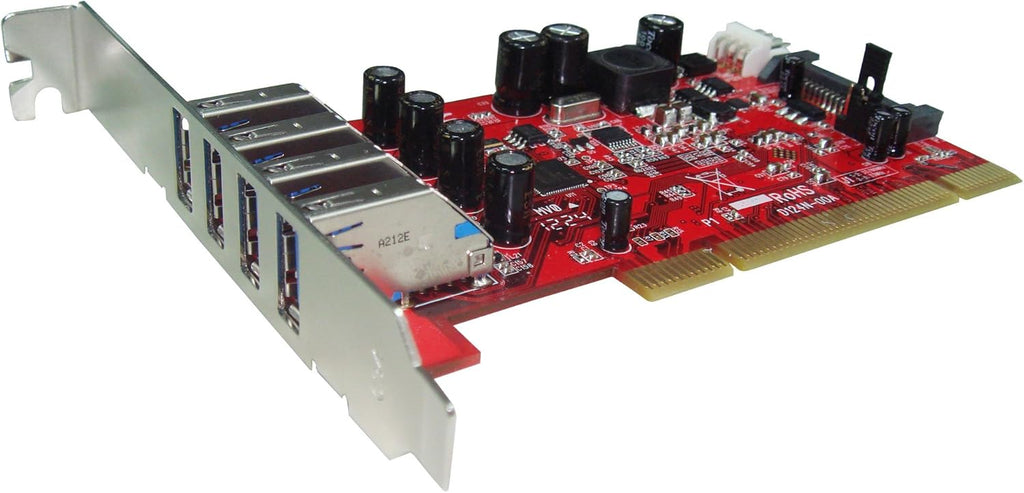 USB 3.0 4-Port Low Profile PCI Host Adapter Card S768111