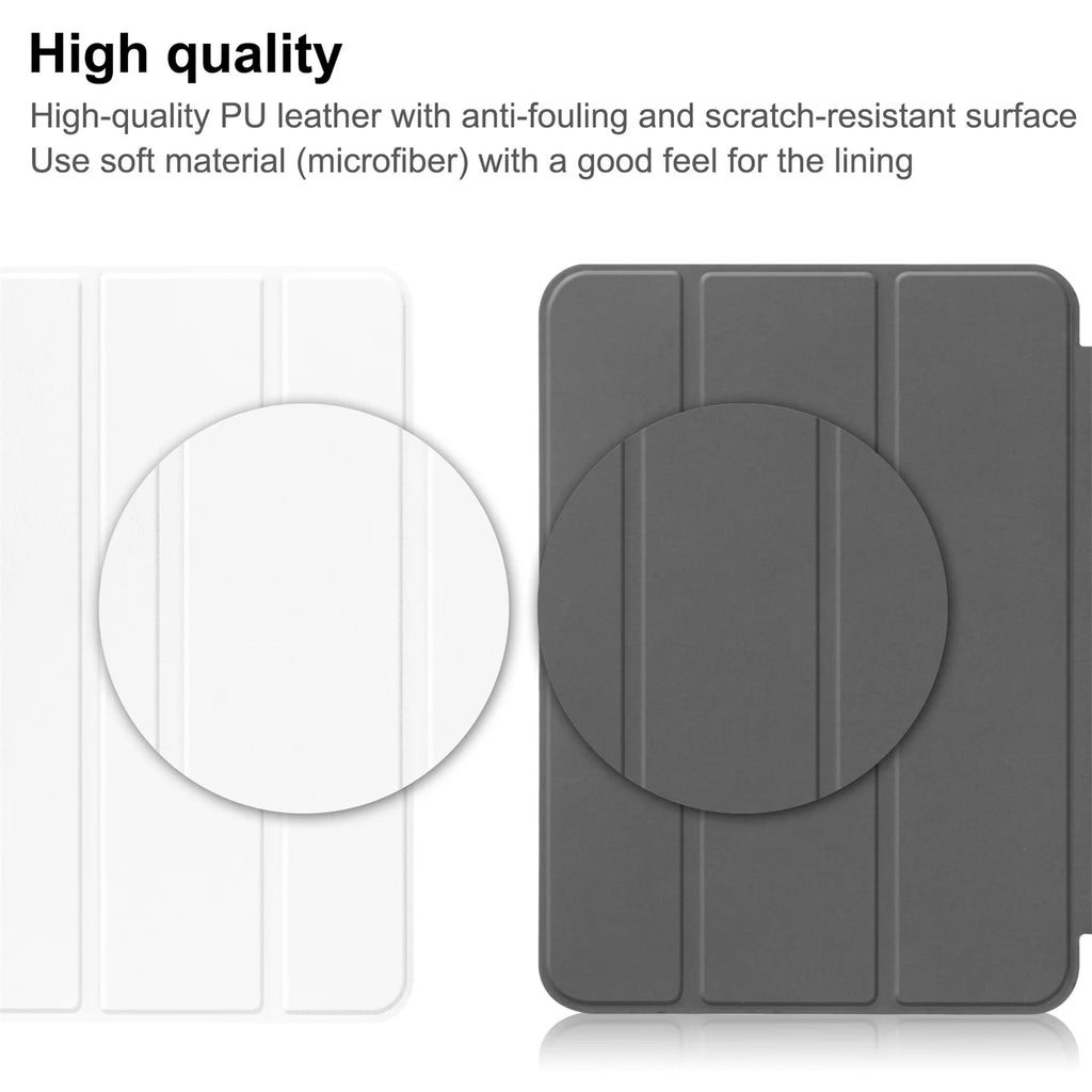 White Rugged PC Case with Tri-Fold Kickstand for iPad 10.9" 2022 Z645