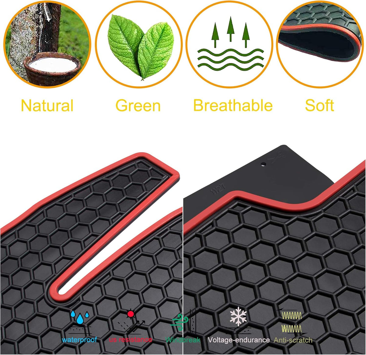 All Weather Rubber Floor Mats & Cargo Liners Set L8999