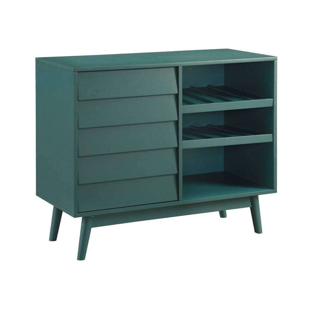 Dark Teal Bar Cabinet W968