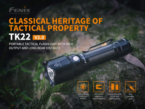1600 Lumens LED Flashlight with Battery Carry Case W5732
