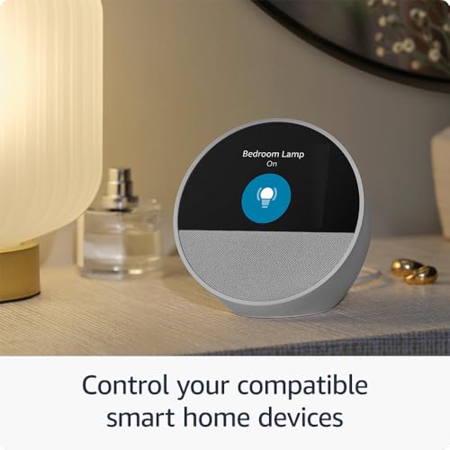 Glacier White Smart Alarm Clock with Alexa Q431521