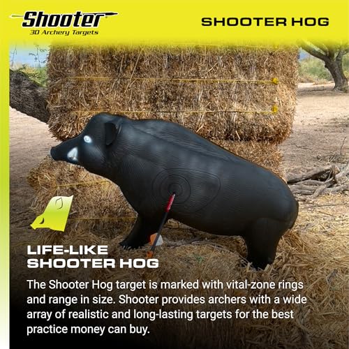 Black 3D Archery Hog Target X857796
