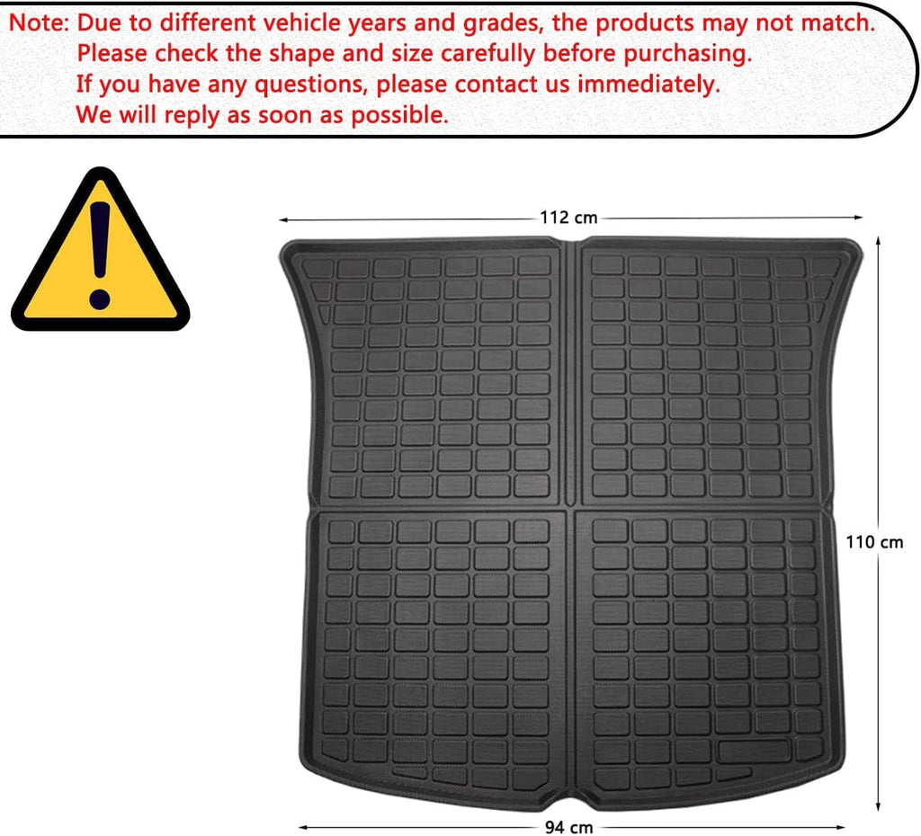 All Weather Rear Cargo Trunk Tray Floor Mat D659