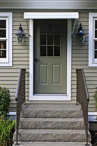 Aluminum Door Canopy with Support Arms A27319