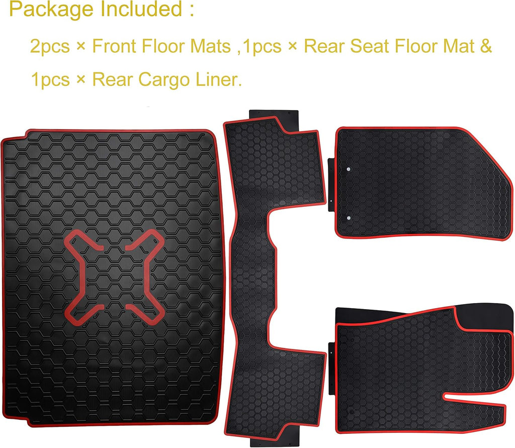 All Weather Rubber Floor Mats & Cargo Liners Set L8999