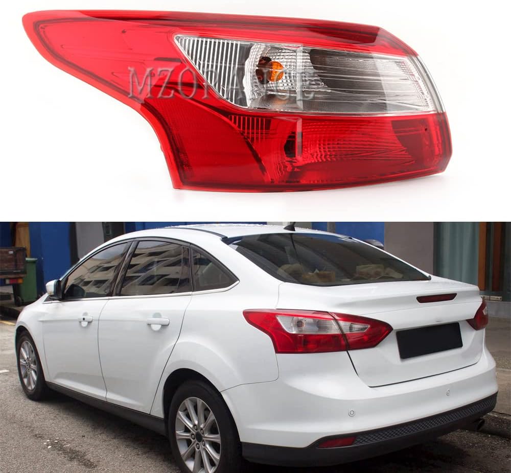 Tail Light Lamp Rear Brake Lamp Stop Indicator Light with Bulb (Left Driver Side) A3597