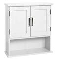 23 in. White Wall Cabinet with Open Shelf C513896