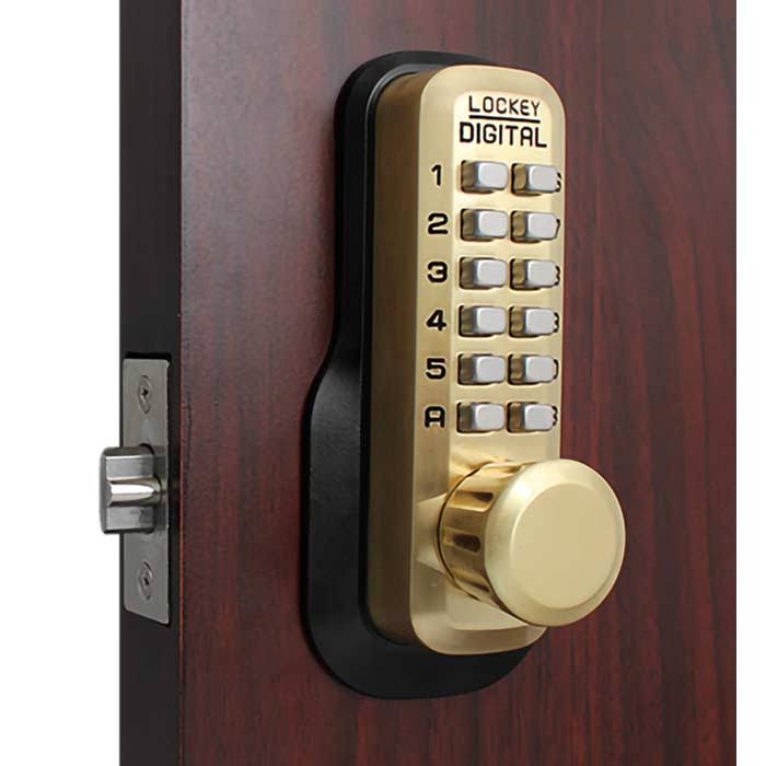 Mechanical Keyless Deadlocking Spring Latch Lock E163