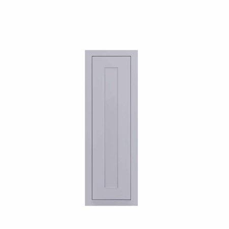 9 inch Wide 39 inch Tall 1 Door Wall Cabinet, Gray U70889