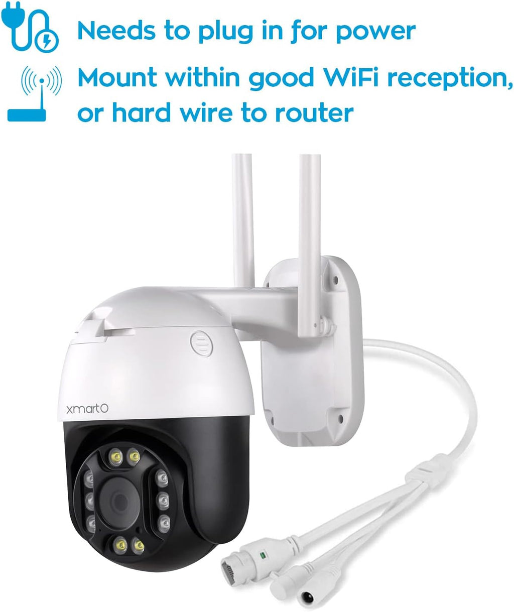 2K Auto-Track Rotation Wireless Security Camera G922669