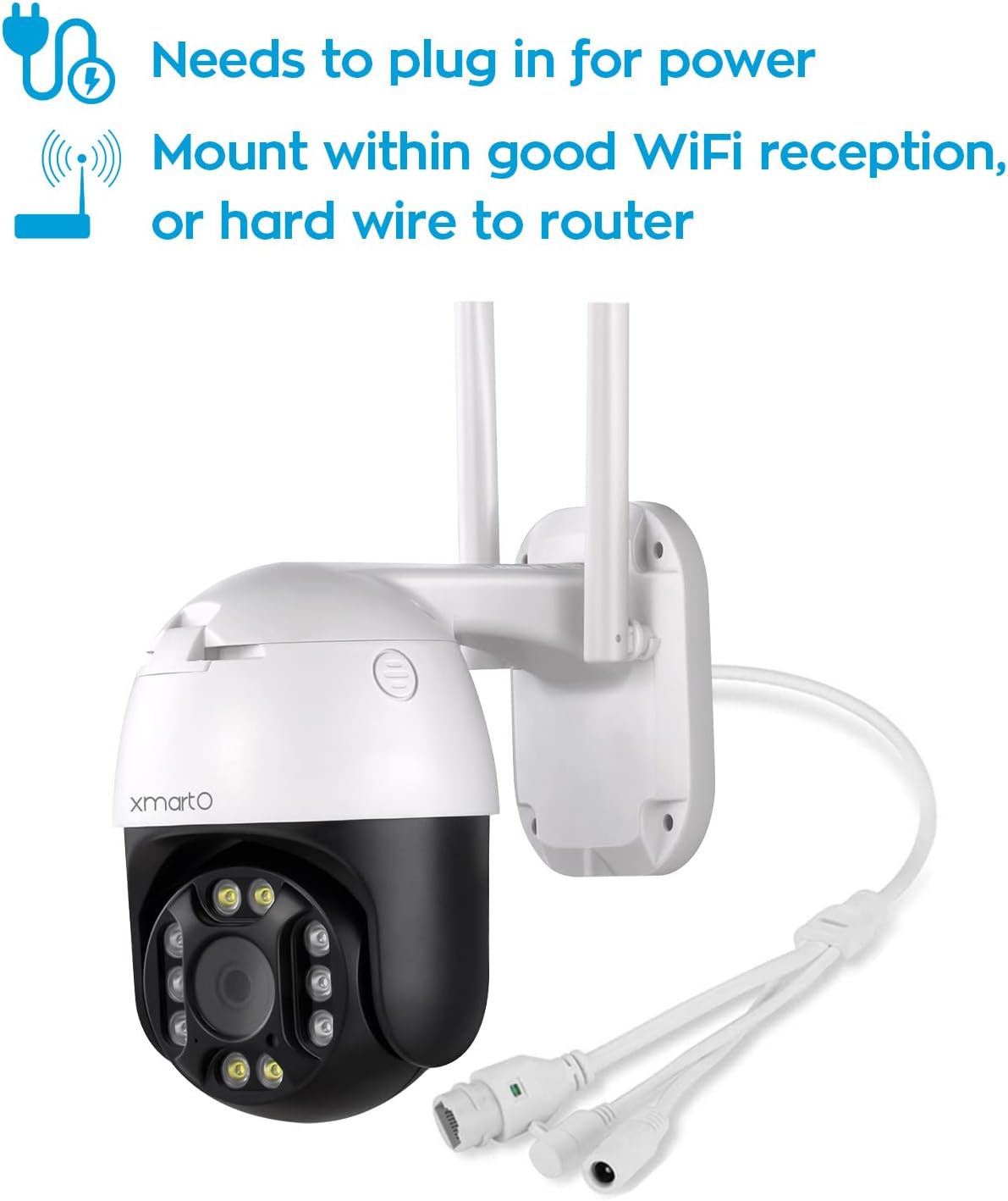 2K Auto-Track Rotation Wireless Security Camera G922669