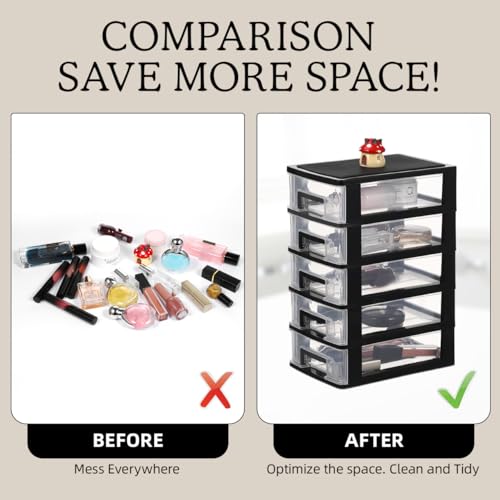 4 Drawer Plastic Desk Organizer K906