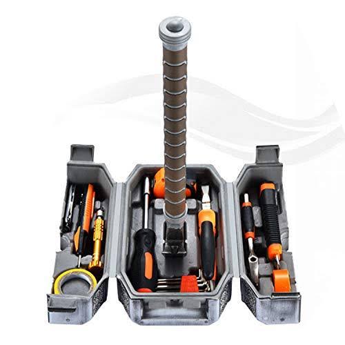 Household Hand Tool Kit with Hammer Case E6098