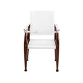 White Campaign Chair N8743