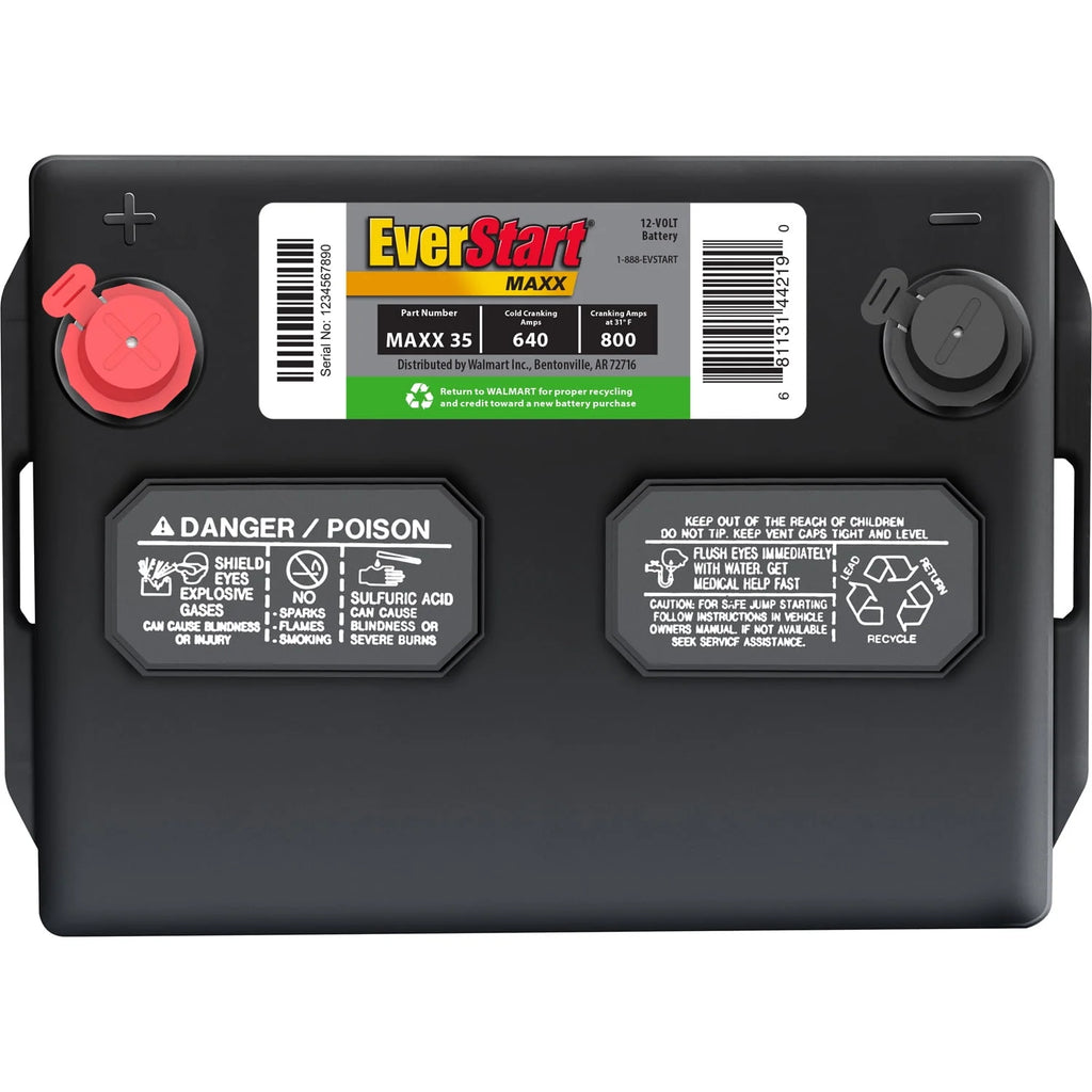 Group Size 35 12 Volt 640 CCA Lead Acid Automotive Battery F225