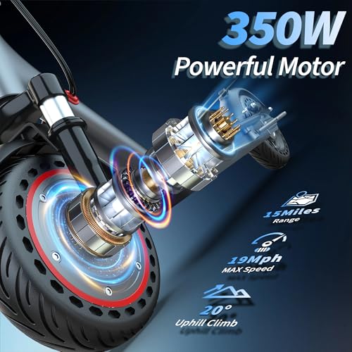 8.5" Solid Tires 350W Motor Foldable Electric Scooter M7319