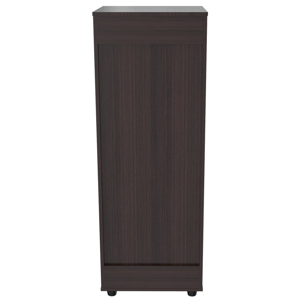 4-Drawer Espresso File Cabinet V7552
