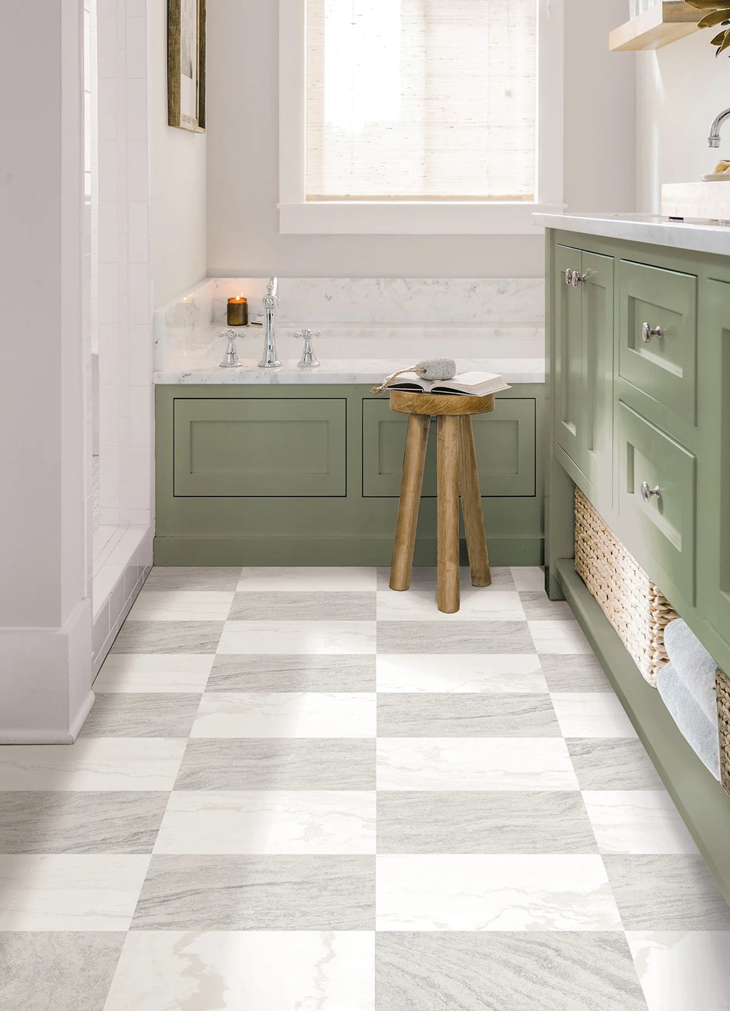 Beige Peel & Stick Floor Tiles L709854